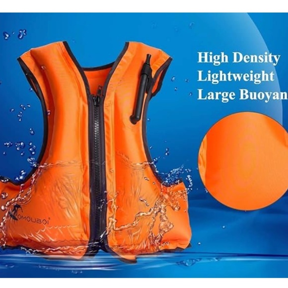 Omoubo Floatage Jacket in Red and Black NWT - Picture 1 of 4